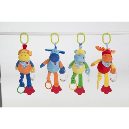 PELUCHE SURTIDO SONAJERO Y MORDEDOR 38cm