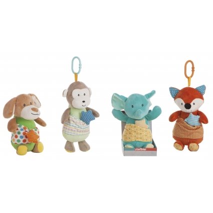 PELUCHE SURTIDO ANIMALITOS LUNA VIBRAN 30 CM