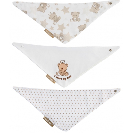 SET 3 BANDANAS OSITOS