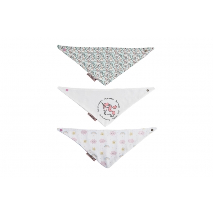 SET 3 BANDANAS UNICORNIO
