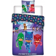 DUVET COVER COTTON 140x200 PJ MASKS