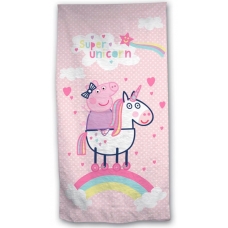 TOALLA PLAYA MICRO NIÑO PEPPA PIG 100