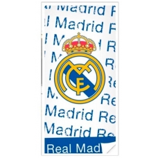 TOALLA PLAYA ALGODON REAL MADRID 75x150CM 300 GR