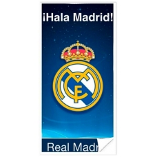 TOALLA PLAYA ALGODON REAL MADRID 75x150CM 300 GR