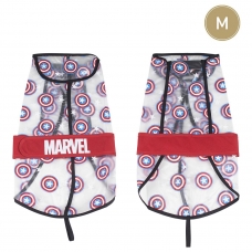 IMPERMEABLE AJUSTABLE PARA PERRO M AVENGERS CAPITAN AMERICA