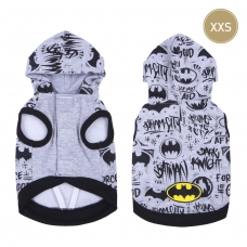 SUDADERA PARA PERRO XXS COTTON BRUSHED BATMAN