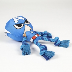 CUERDA DENTAL PARA PERRO AVENGERS CAPITAN AMERICA