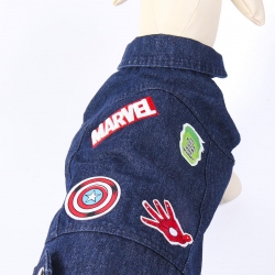 CHAQUETA VAQUERA PARA PERROS XS MARVEL