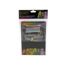 Set de Papelería Cuaderno Pizarra Rainbow High