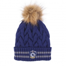 GORRO TRICOT POMPOM HARRY POTTER RAVENCLAW