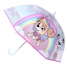 PARAGUAS MANUAL POE BURBUJA PAW PATROL SKYE
