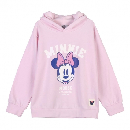 SUDADERA CON CAPUCHA COTTON BRUSHED MINNIE