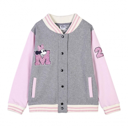 SUDADERA CON CREMALLERA COTTON BRUSHED MINNIE