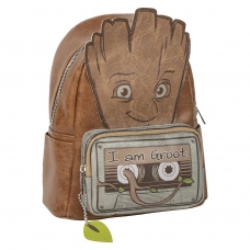 MOCHILA CASUAL MODA APLICACIONES GUARDIANS OF THE GALAXY GROOT
