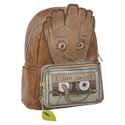 MOCHILA CASUAL MODA APLICACIONES GUARDIANS OF THE GALAXY GROOT