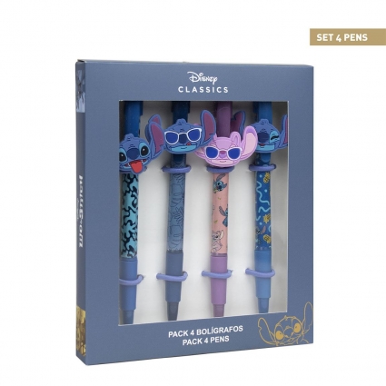 BOLÍGRAFO PACK x4 STITCH