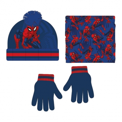 CONJUNTO 3 PIEZAS SNOOD SPIDERMAN