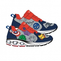 SPORTY SHOES TPR SOLE WITH LIGHTS AVENGERS