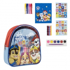 COLOREABLE MOCHILA PAW PATROL