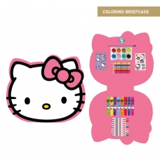 SET PAPELERÍA COLOREABLE CAJA HELLO KITTY