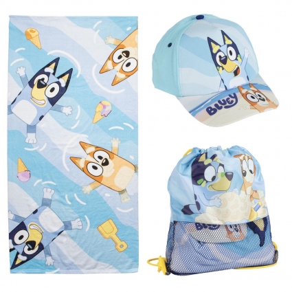 TOALLA SET SAQUITO BLUEY