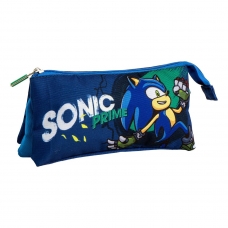 ESTUCHE PORTATODO 3 COMPARTIMENTOS SONIC PRIME