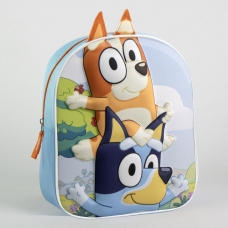 MOCHILA INFANTIL 3D APLICACIONES BLUEY