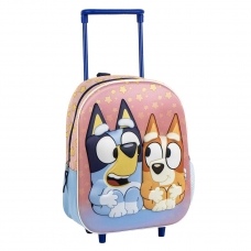 MOCHILA INFANTIL TROLLEY 3D BLUEY