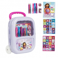 SET PAPELERÍA COLOREABLE TROLLEY GABBY´S DOLLHOUSE