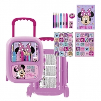 SET PAPELERÍA COLOREABLE TROLLEY MINNIE
