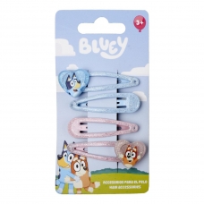ACCESORIOS PELO CLIPS 4 PIEZAS BLUEY