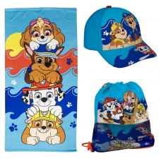 TOWEL SET SACHET PAW PATROL