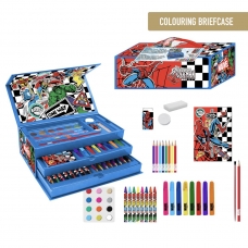 COLOURING STATIONERY SET BRIEFCASE AVENGERS