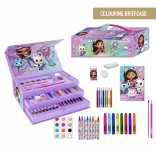 SET PAPELERÍA COLOREABLE MALETÍN GABBY´S DOLLHOUSE