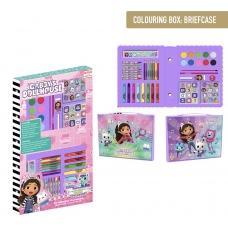 SET PAPELERÍA COLOREABLE CAJA GABBY´S DOLLHOUSE