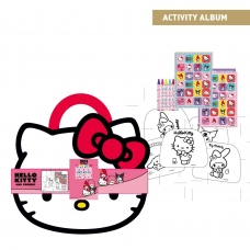 SUPER ACTIVITY ALBUM COLOURFUL HELLO KITTY