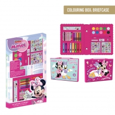 COLOURING STATIONERY SET BOX MINNIE