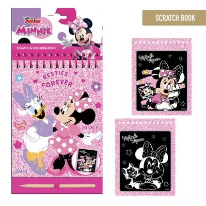 SET DE PAPELERÍA SCRATCH BOOK MINNIE