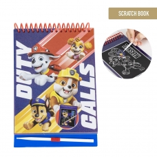 SET DE PAPELERÍA SCRATCH BOOK PAW PATROL