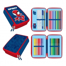 PENCIL CASE WITH ACCESSORIES SPIDEY