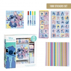PACK PEGATINAS 1000 PIEZAS STITCH