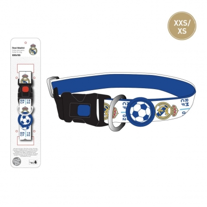 COLLAR PARA PERROS XXS/XS REAL MADRID