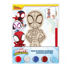 FIGURAS COLOREABLES MADERA SPIDEY