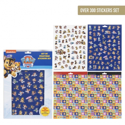 PACK PEGATINAS PAW PATROL