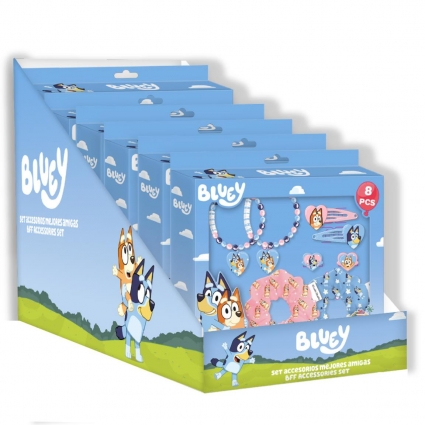 SET DE BELLEZA ACCESORIOS 8 PIEZAS BLUEY