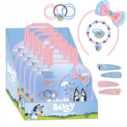 SET DE BELLEZA ACCESORIOS DISPLAY BLUEY