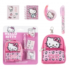 SET DE PAPELERÍA MINIMOCHILA HELLO KITTY