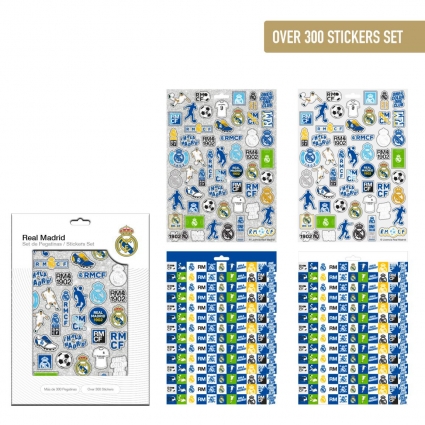 PACK PEGATINAS REAL MADRID