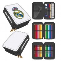 PLUMIER CON ACCESORIOS GIOTTO REAL MADRID