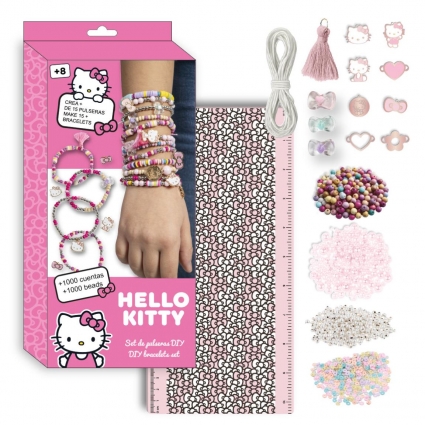 SET DE BELLEZA DIY PULSERA HELLO KITTY